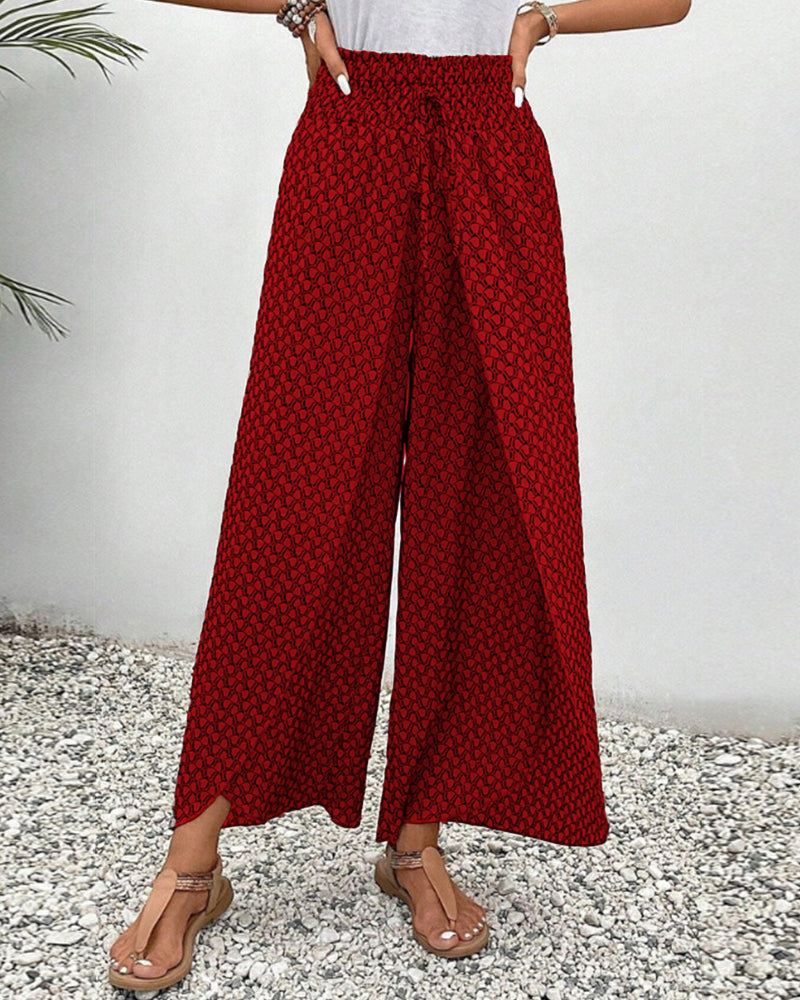 Sapphira | Pantalon large imprimé pour femme