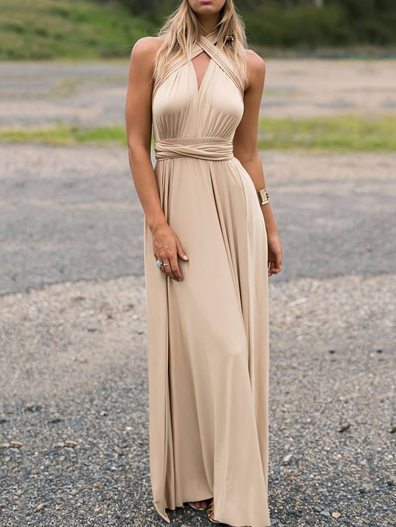 Novah | Robe de soirée maxi à silhouette élégante pour femme