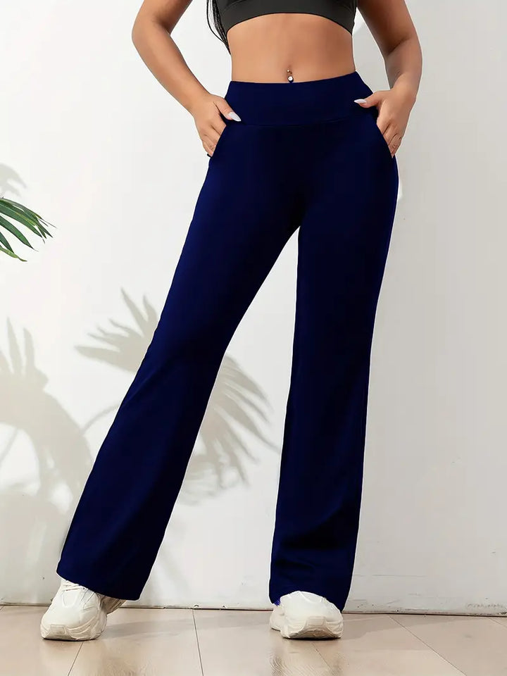 Nathalie | Pantalon de yoga femme | Taille haute gainante | Tissu doux et respirant