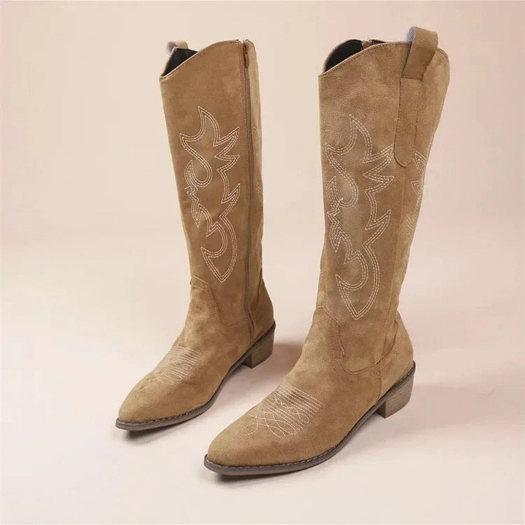Lucetta | Bottes de cowboy brodées pour femmes