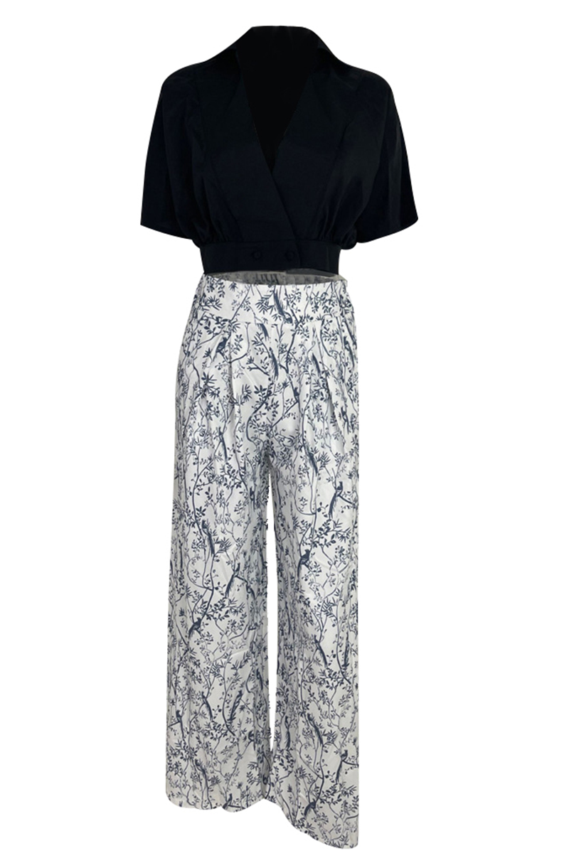 Carina | Ensemble Deux Pièces Satiné pour Femme | Haut Court & Pantalon Palazzo