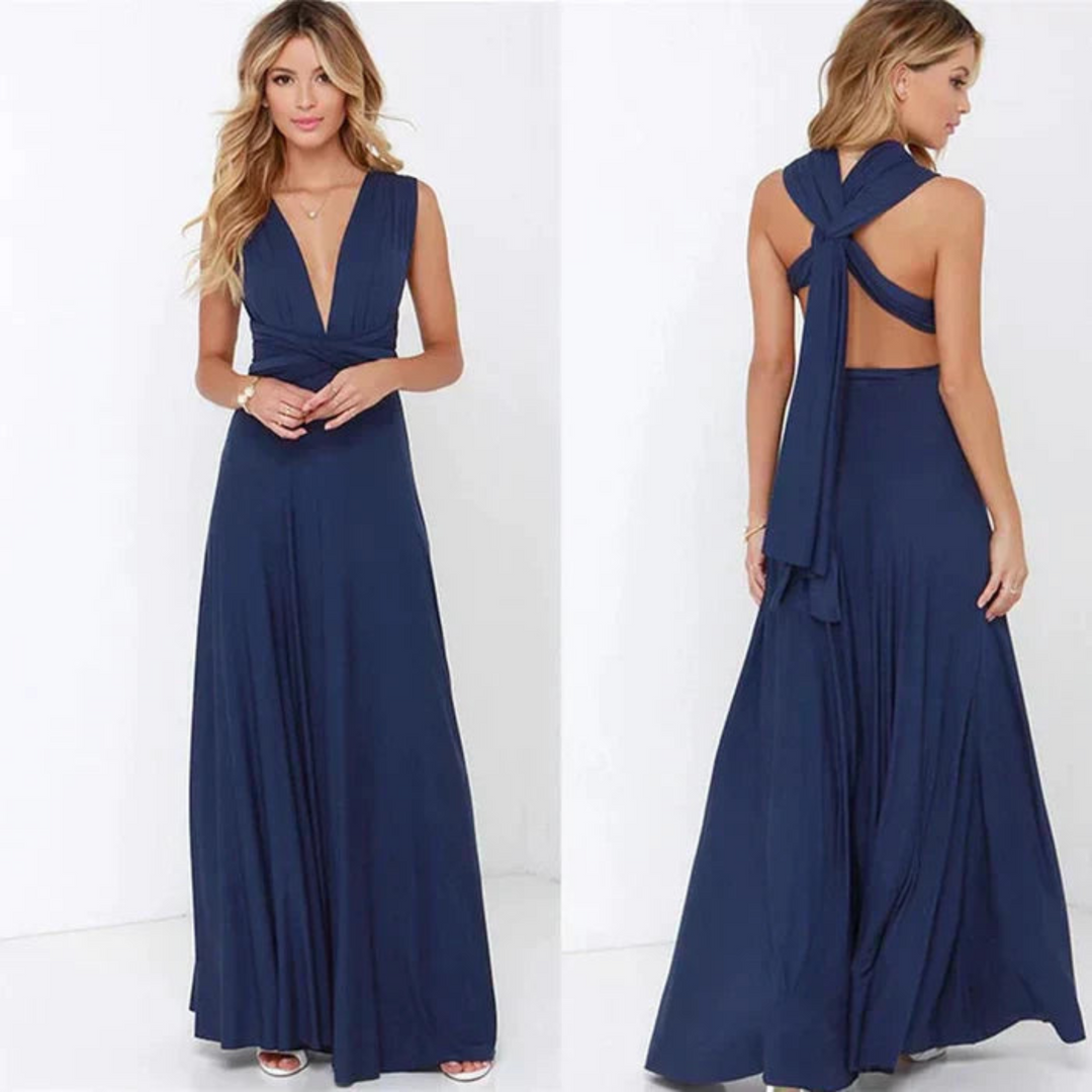Eléa | Robe longue dos nu pour femme