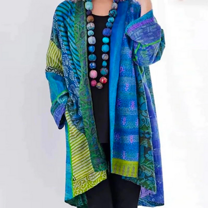 Cornelia | Cardigan bohème patchwork pour femme