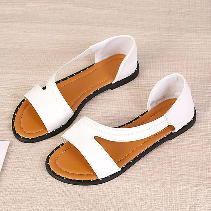 Kalilah | Sandales plates à bout ouvert pour femmes