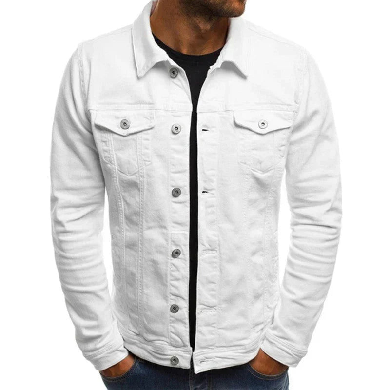 Lazlo | Veste boutonnée avec poches avant pour homme