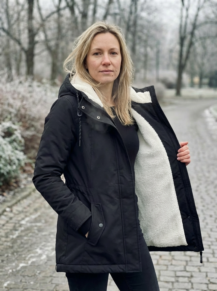 Éliane | manteau d’hiver long imperméable pour femmes, chaud et élégant