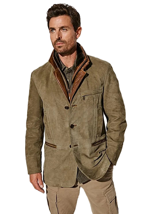 Ralph | Veste vintage kaki pour homme