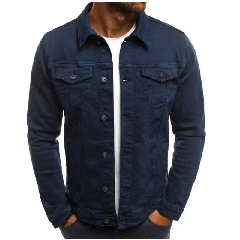 Lazlo | Veste boutonnée avec poches avant pour homme