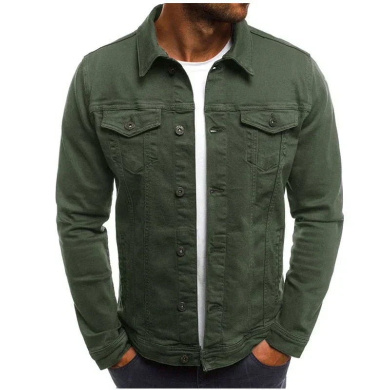 Lazlo | Veste boutonnée avec poches avant pour homme