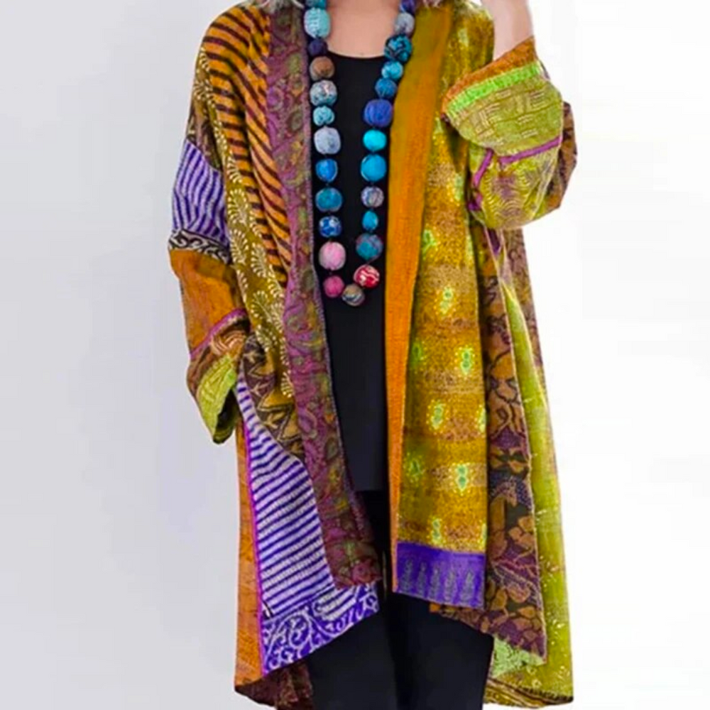Cornelia | Cardigan bohème patchwork pour femme