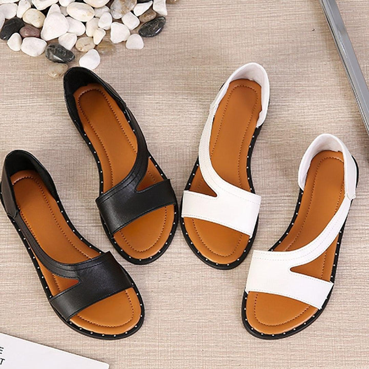 Kalilah | Sandales plates à bout ouvert pour femmes