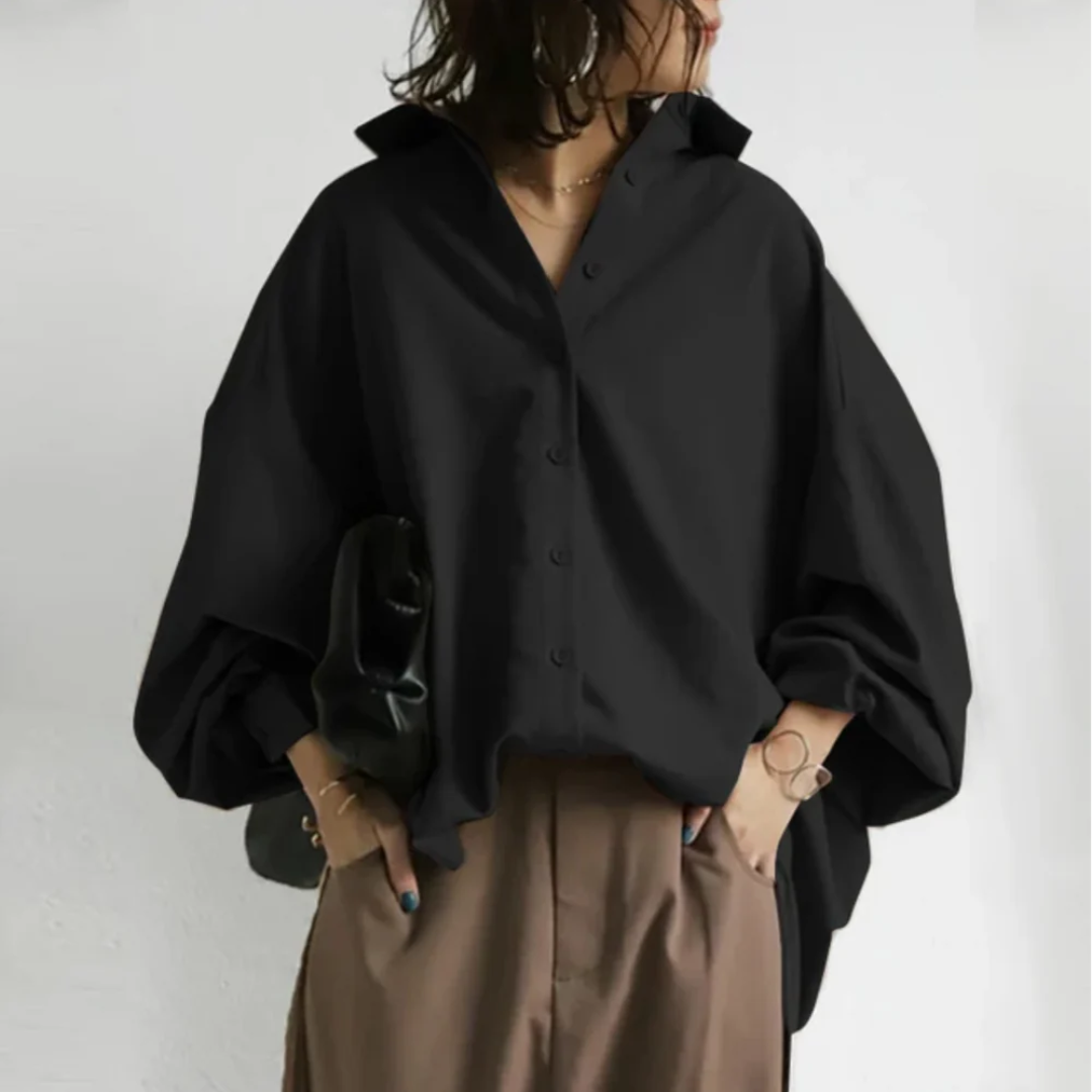 Evelia | Chemisier oversize boutonnée pour femme