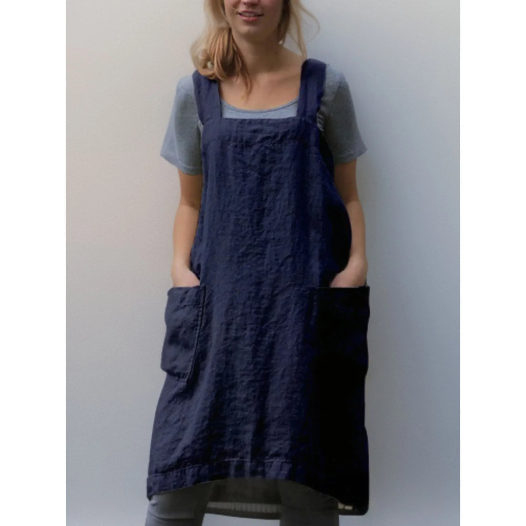 Lison | Robe tablier ample pour femme