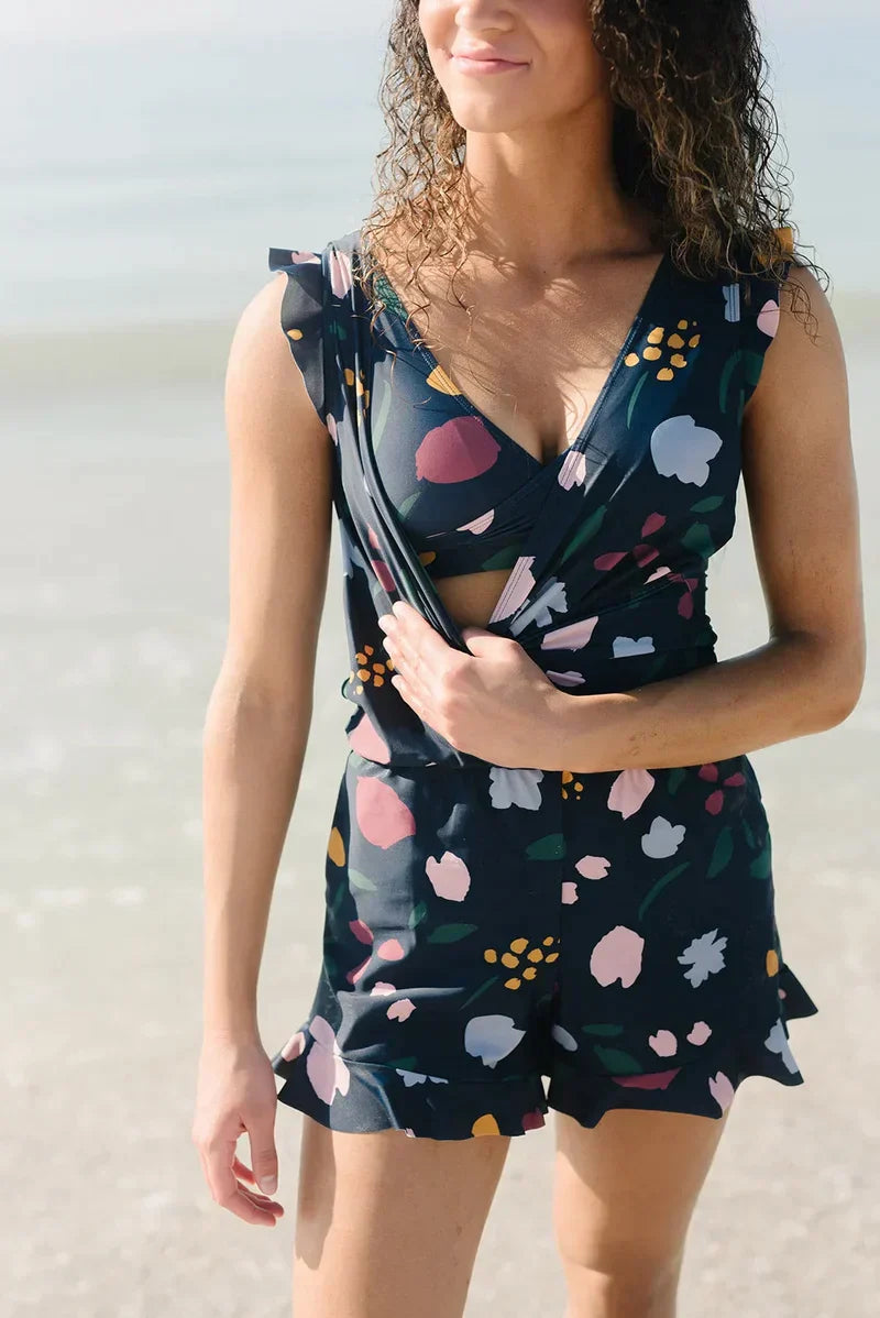 Emmarose | Maillot de Bain Une-Pièce avec Soutien-Gorge Intégré pour Femme