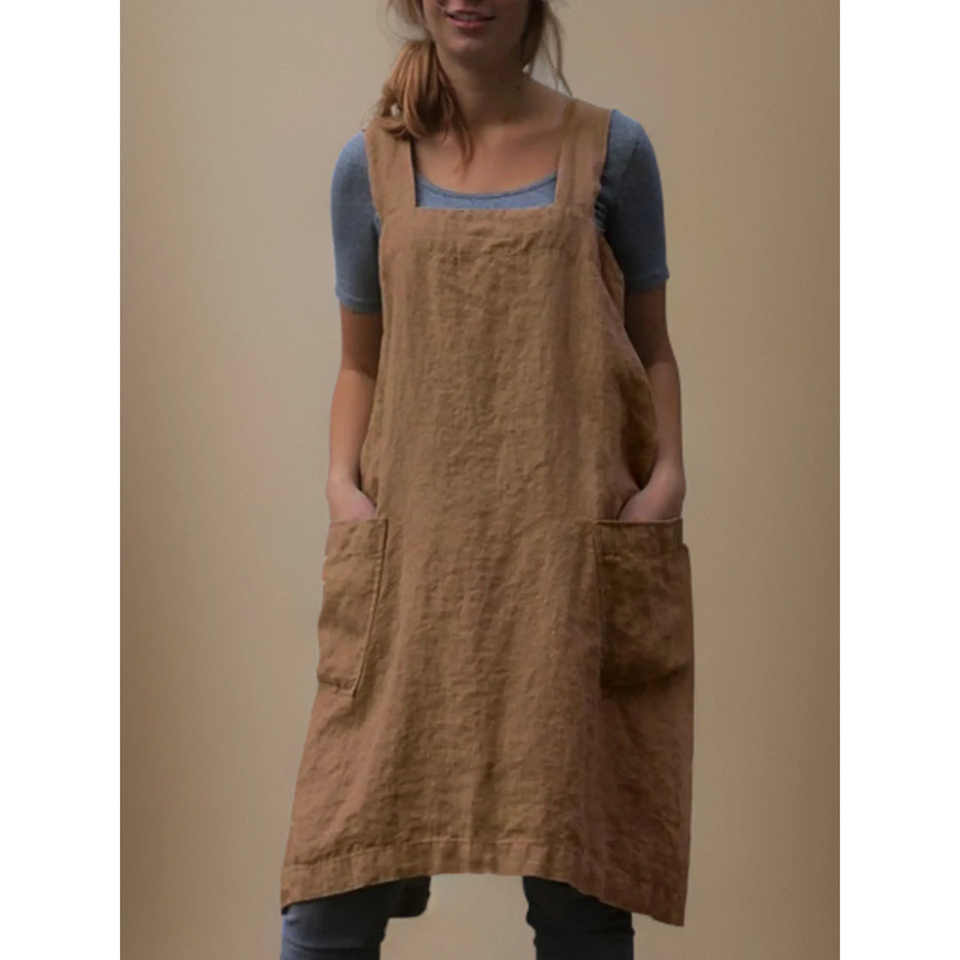 Lison | Robe tablier ample pour femme