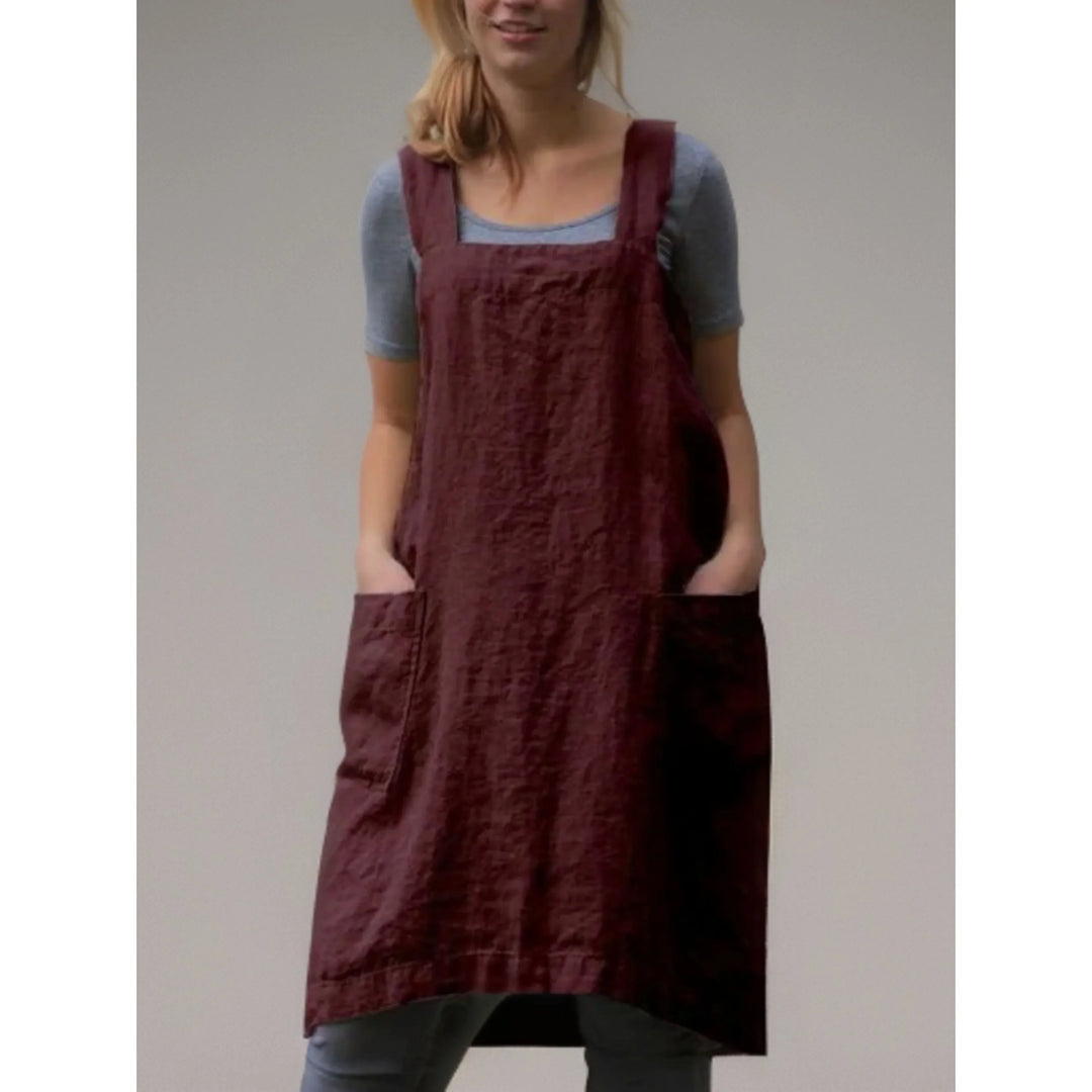Lison | Robe tablier ample pour femme