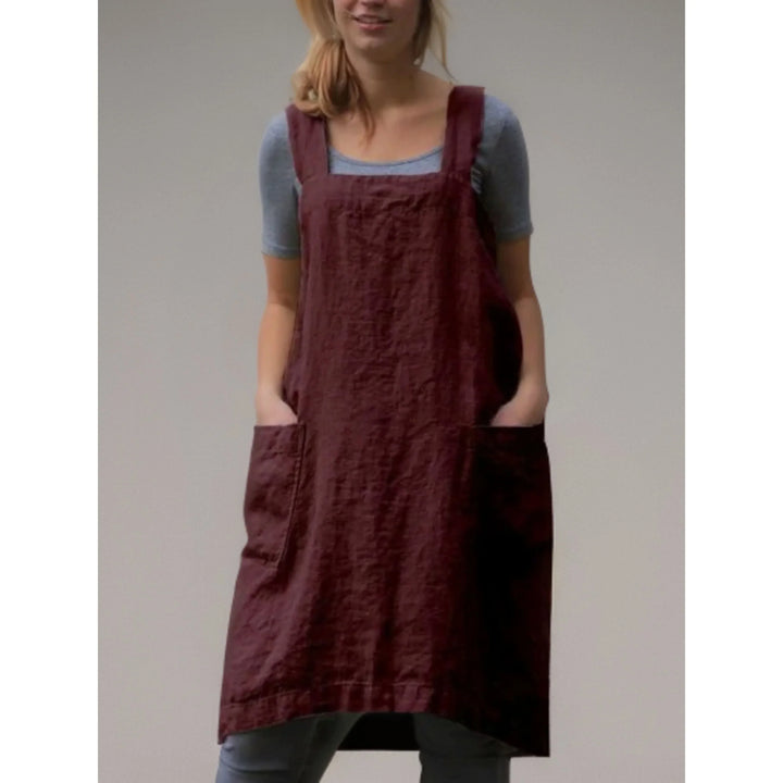 Lison | Robe tablier ample pour femme