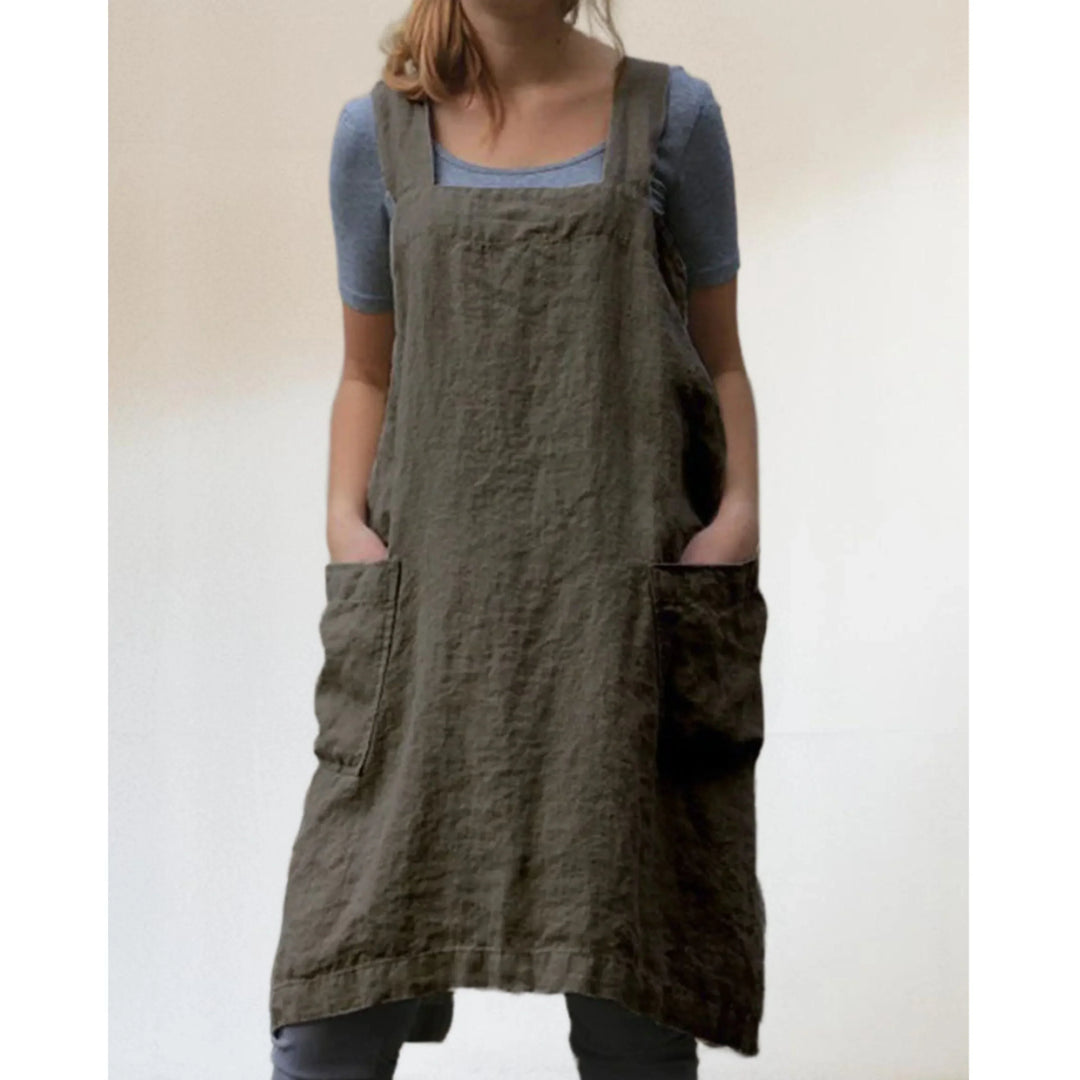 Lison | Robe tablier ample pour femme