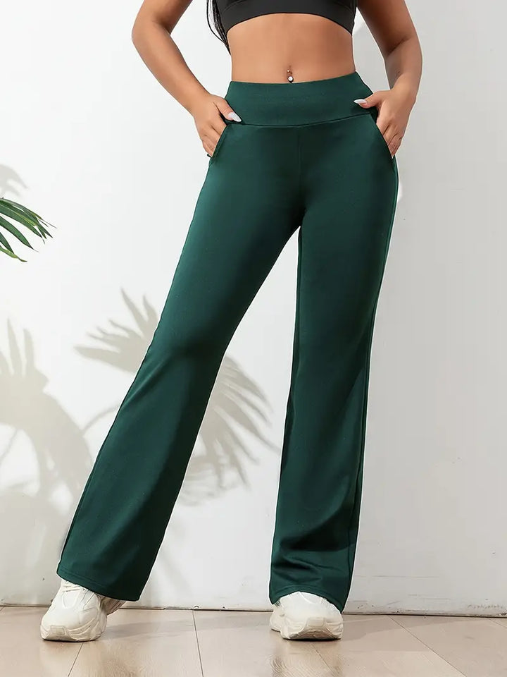 Nathalie | Pantalon de yoga femme | Taille haute gainante | Tissu doux et respirant