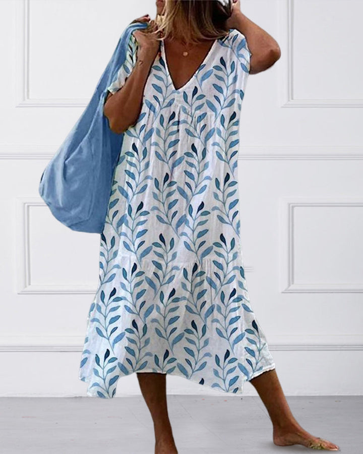 Seraphine | Robe à col en V pour femme