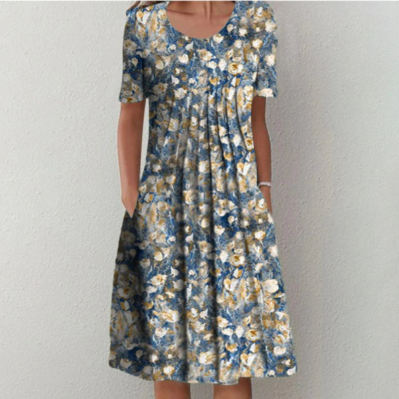 Georgia | Robe élégante en coton pour femmes