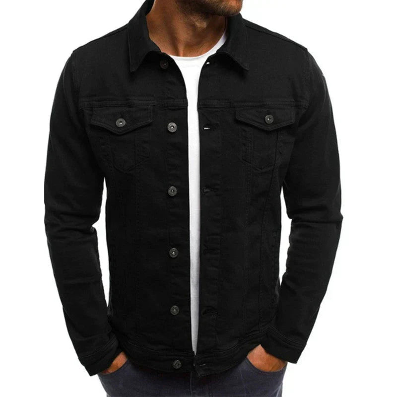 Lazlo | Veste boutonnée avec poches avant pour homme
