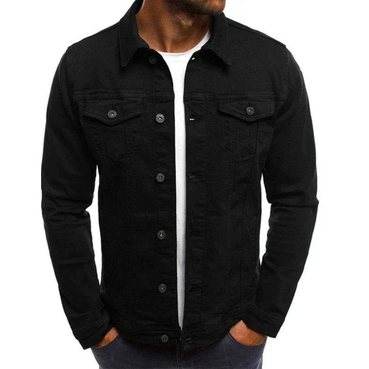 Lazlo | Veste boutonnée avec poches avant pour homme