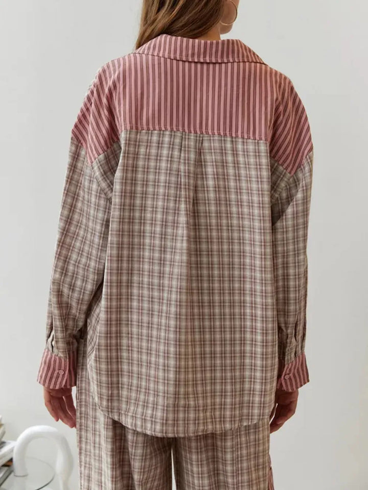 Anneliese | Ensemble Pyjama Deux Pièces en Coton Doux et Extensible pour Femme