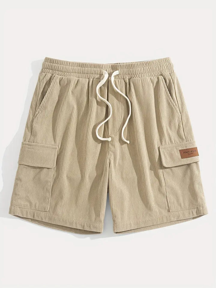Zedric | Pantalon cargo d'été en velours côtelé pour homme