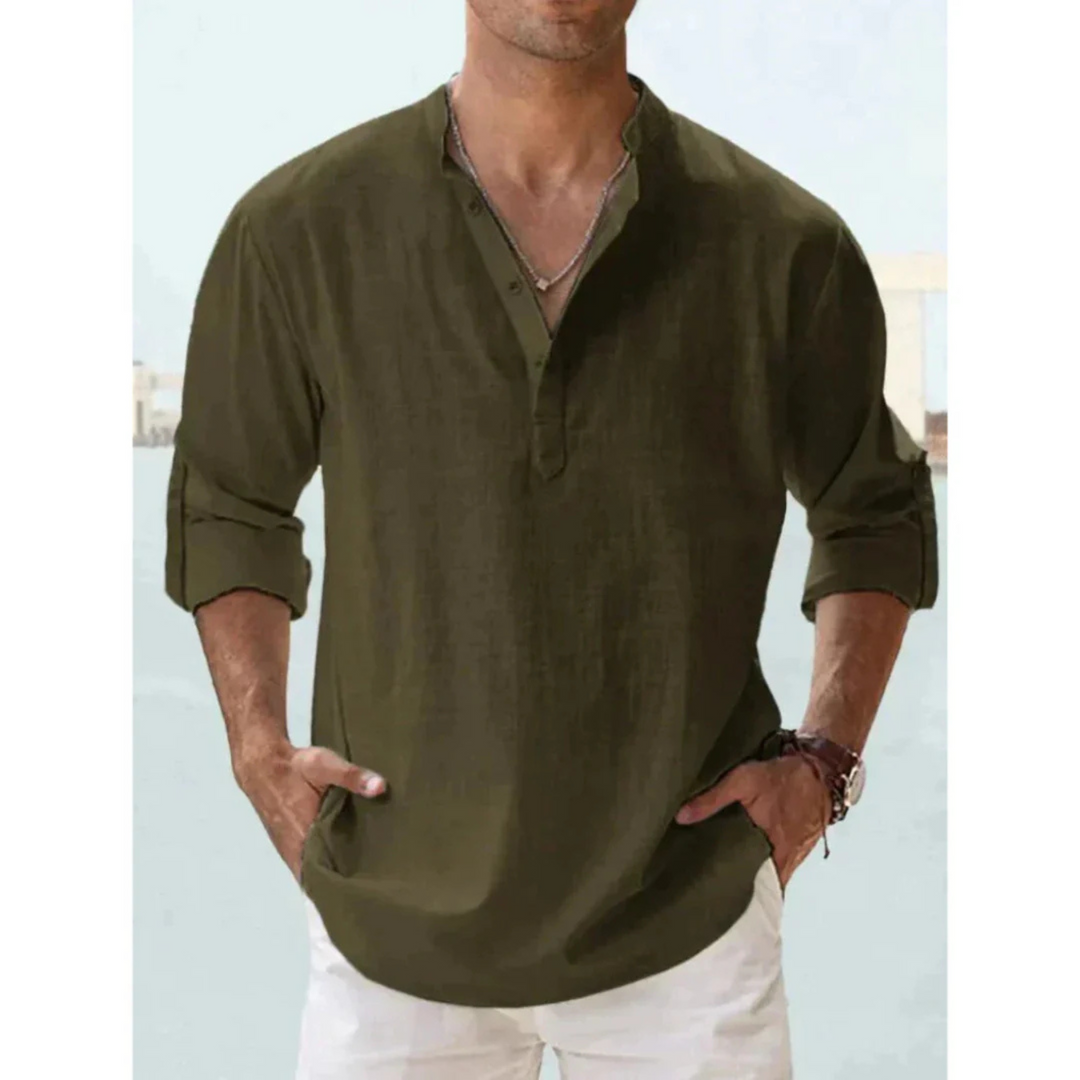 Patrice | Chemise Henley pour homme