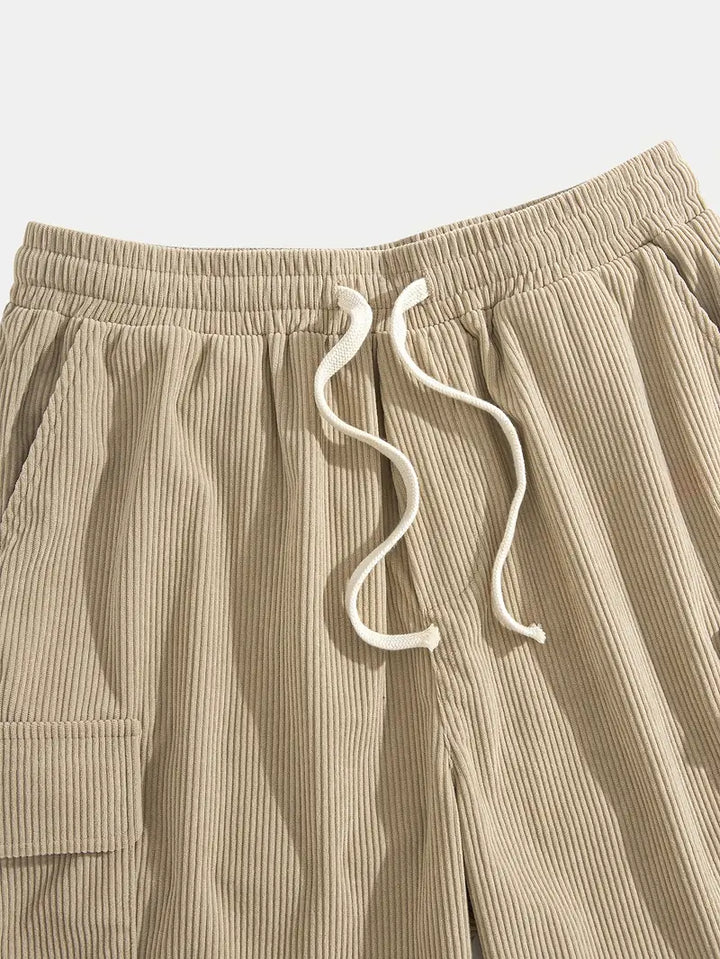 Zedric | Pantalon cargo d'été en velours côtelé pour homme