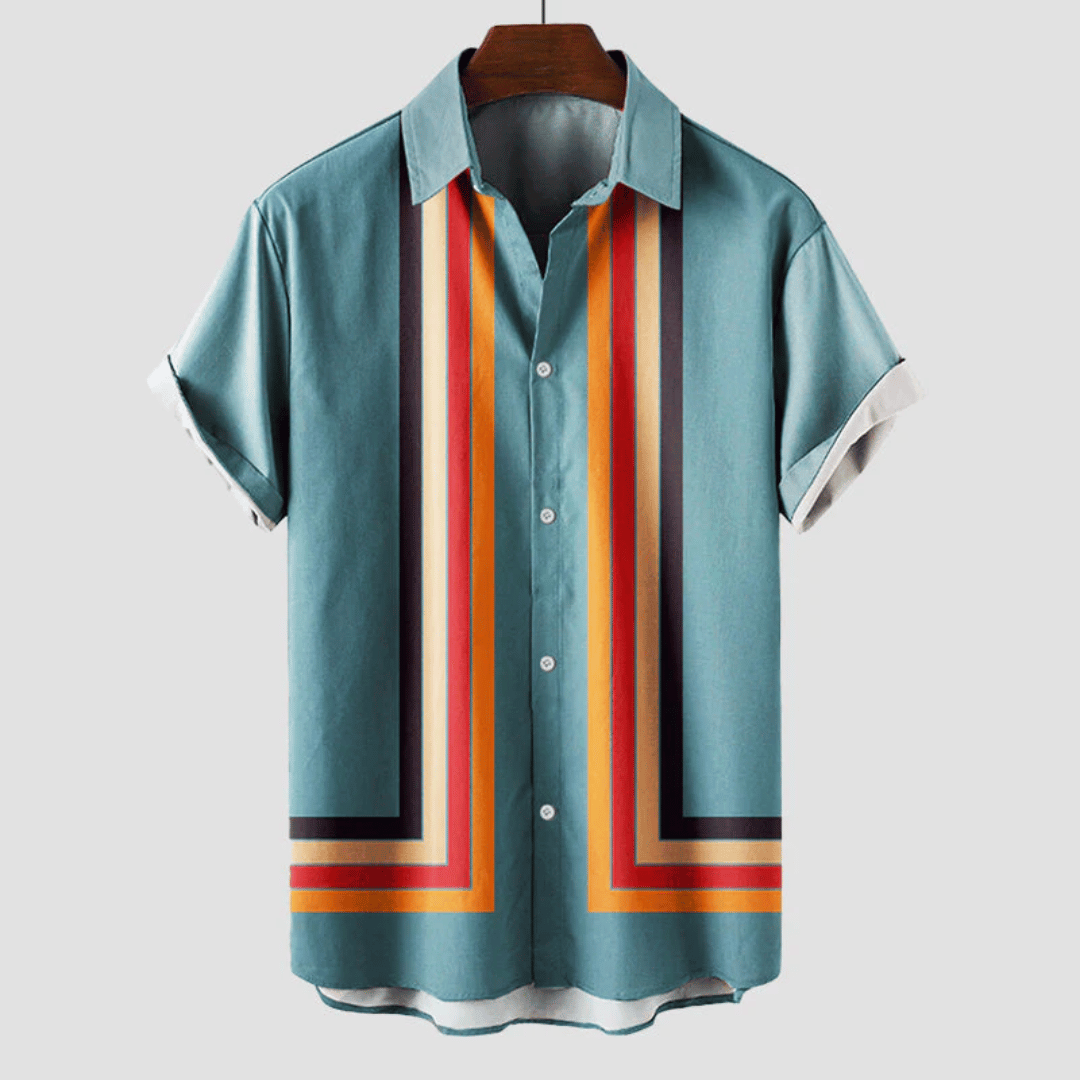 Zacharie | Chemise d'été rétro pour homme