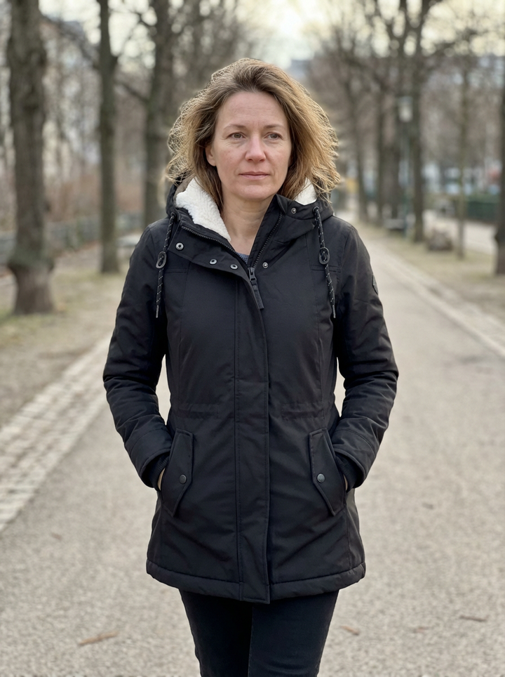Éliane | manteau d’hiver long imperméable pour femmes, chaud et élégant
