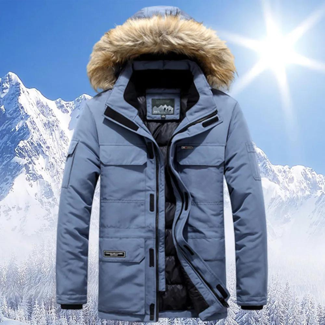 Yohan | Veste Parka d’Hiver avec Capuche pour Homme