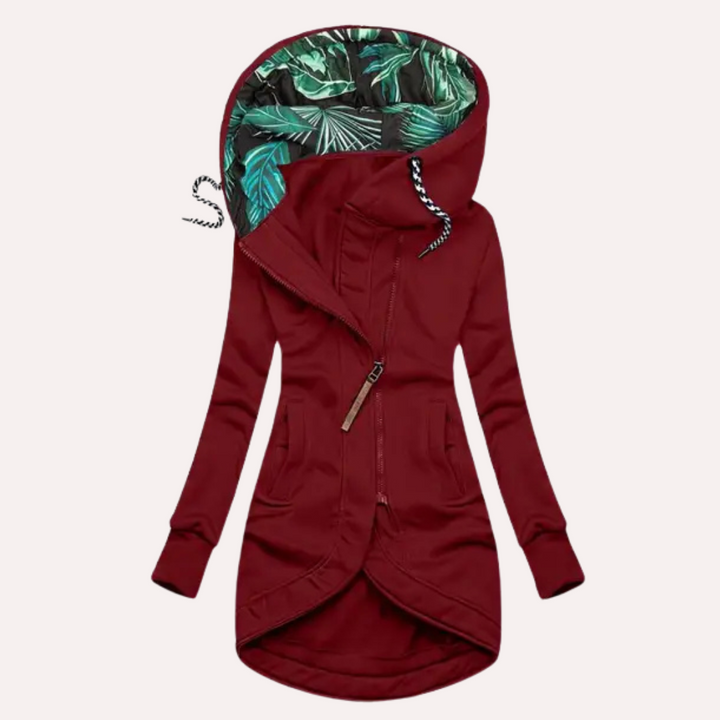 Lucienne | Veste à capuche au design élégant pour femme