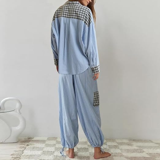 Olinia | Ensemble pyjama rayé pour femme