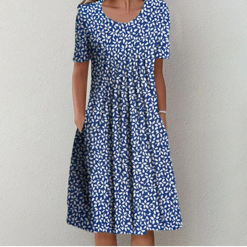 Georgia | Robe élégante en coton pour femmes