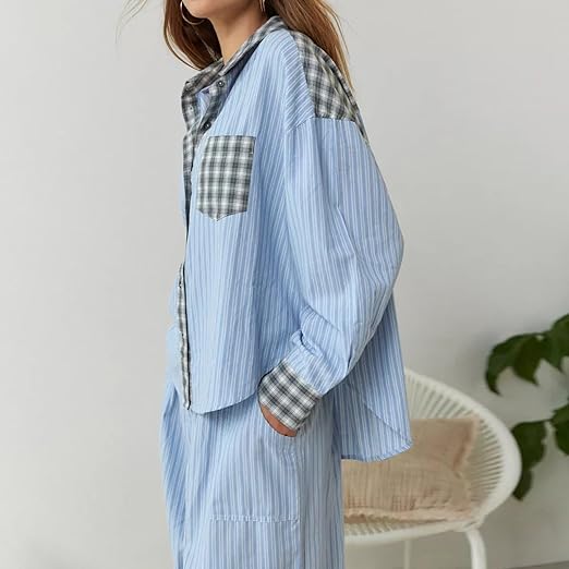 Olinia | Ensemble pyjama rayé pour femme