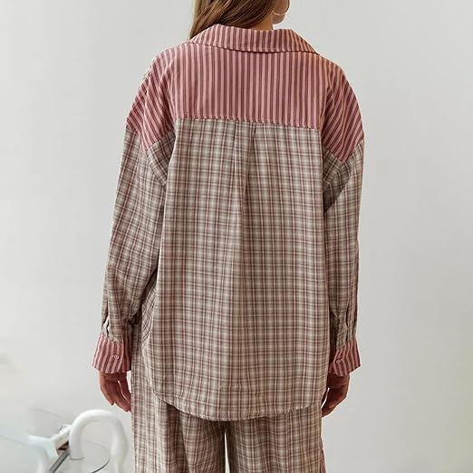 Olinia | Ensemble pyjama rayé pour femme