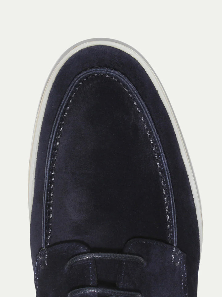Mocassins en daim bleu foncé pour hommes