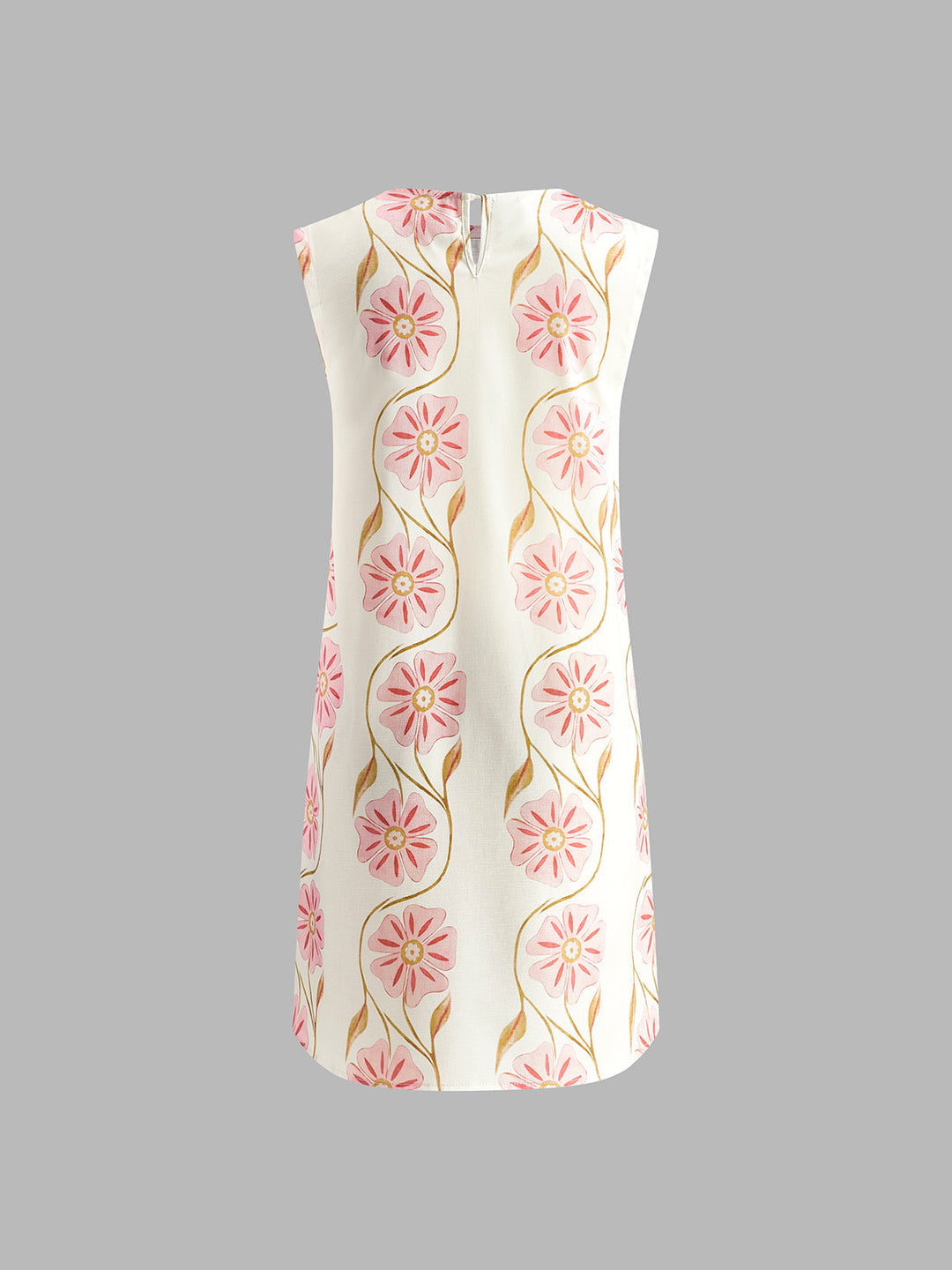 Wren | Robe Courte Sans Manches à Fleurs au Style Estival Romantique pour Femme