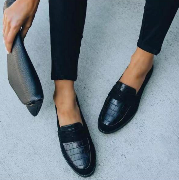 Aaliyah | Mocassins classiques noirs pour femmes