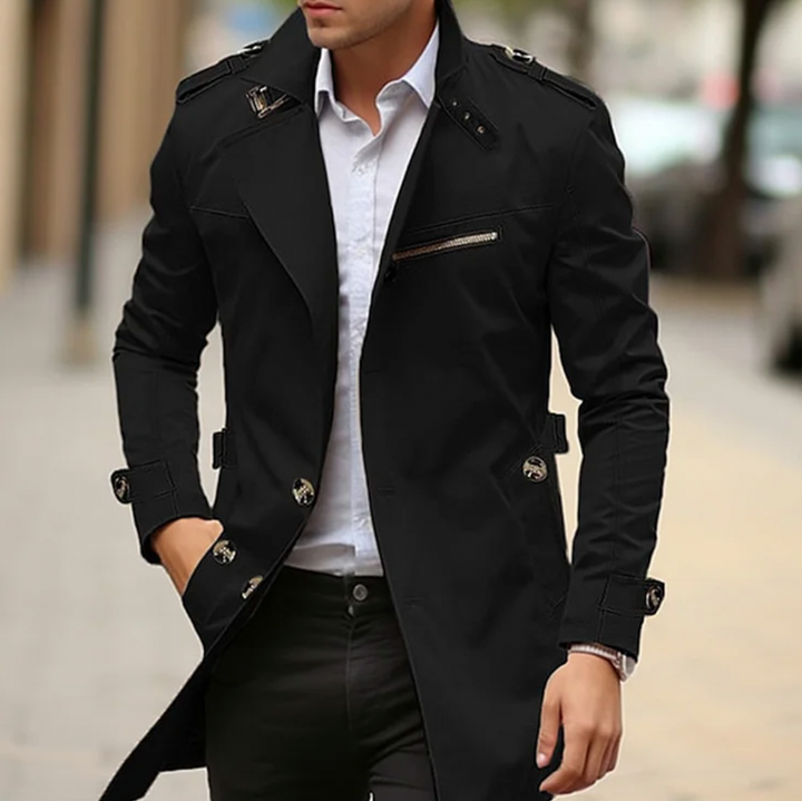 Tavin | Trench-coat élégant d'automne pour hommes
