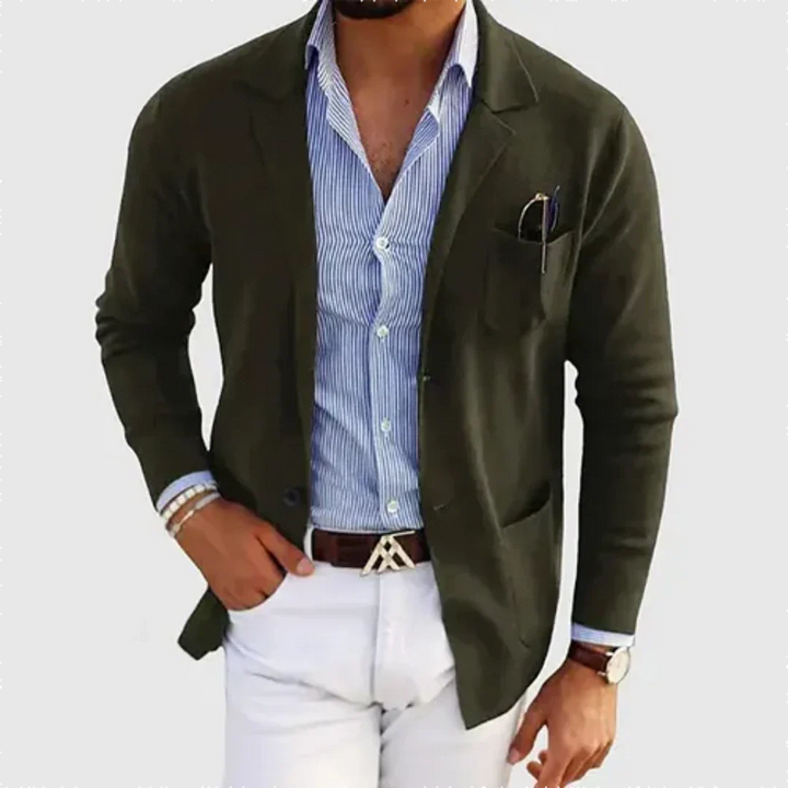 Ocean | Blazer de Travail Décontracté avec Doublure Chaude pour Homme