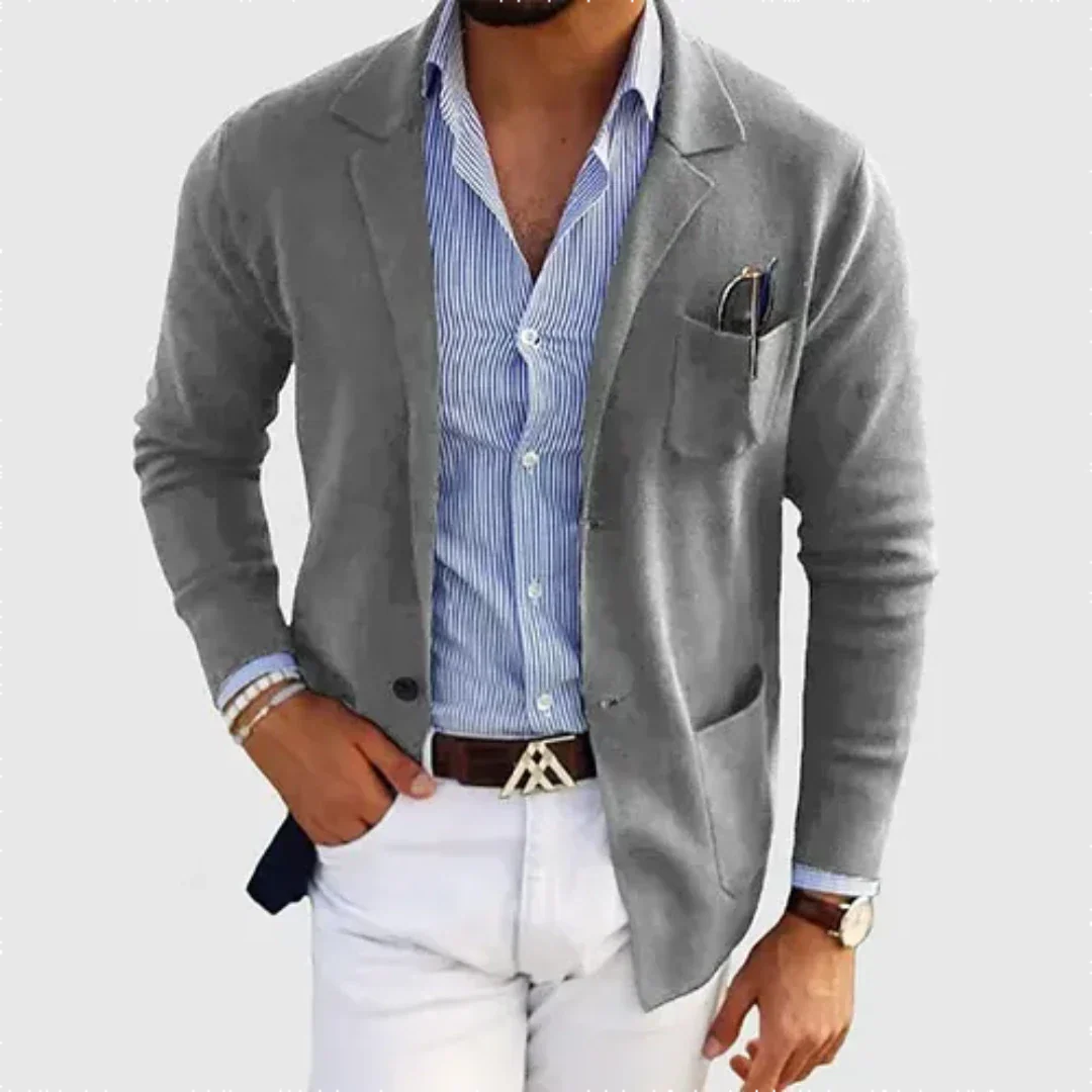 Ocean | Blazer de Travail Décontracté avec Doublure Chaude pour Homme