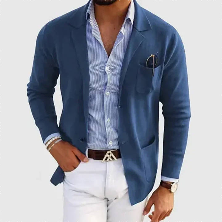 Ocean | Blazer de Travail Décontracté avec Doublure Chaude pour Homme