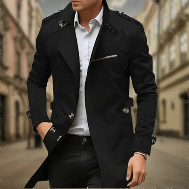 Nikko | Imperméable Trench Coat Croisé pour Homme
