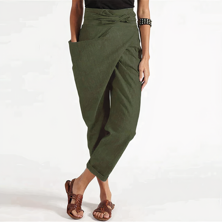 Marjolaine | Pantalon cache-cœur pour femme