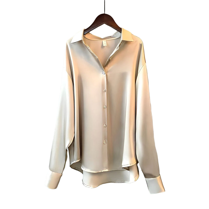 Avery | Chemisier en satin pour femme