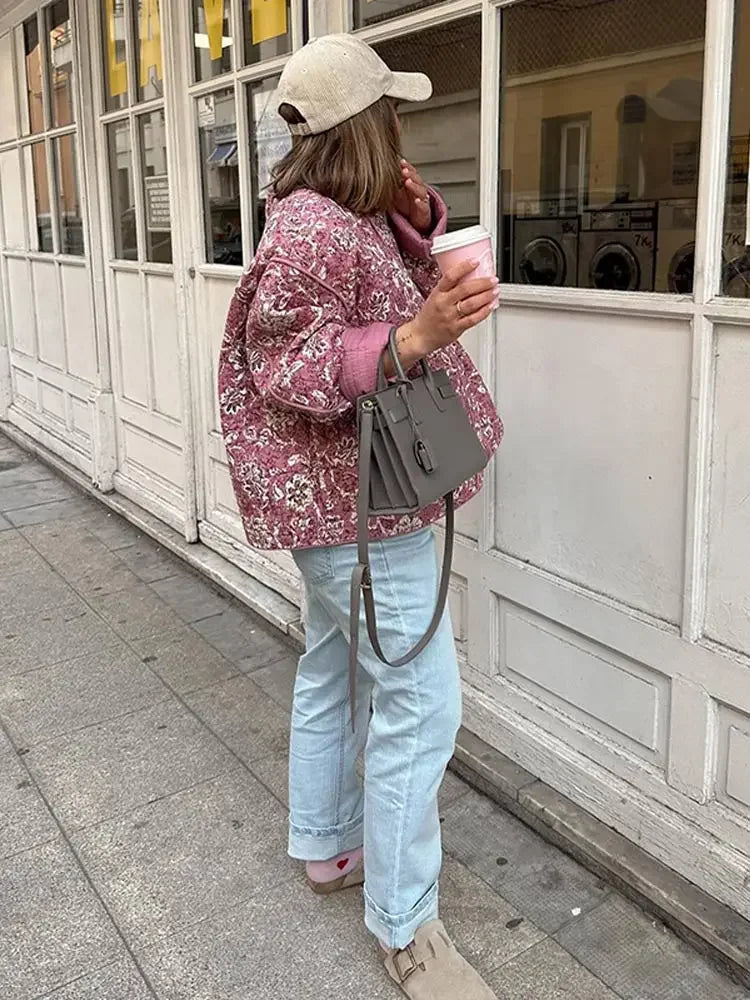 Dorian | Veste fleurie élégante pour femme | Printemps